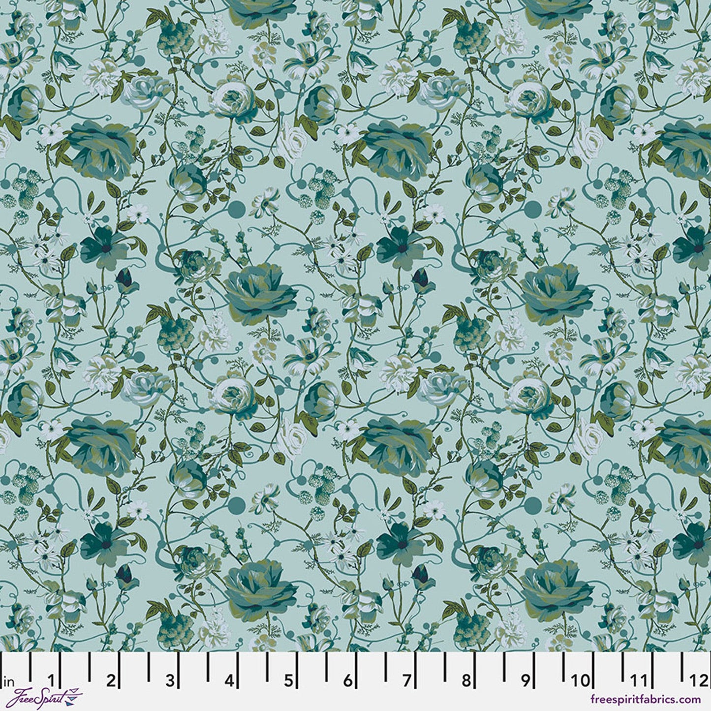 Enrapture by Giucy Giuce Entwined - Winterberry Cotton 44"/45" Fabric Per Yard - Prismatic Fiber Arts