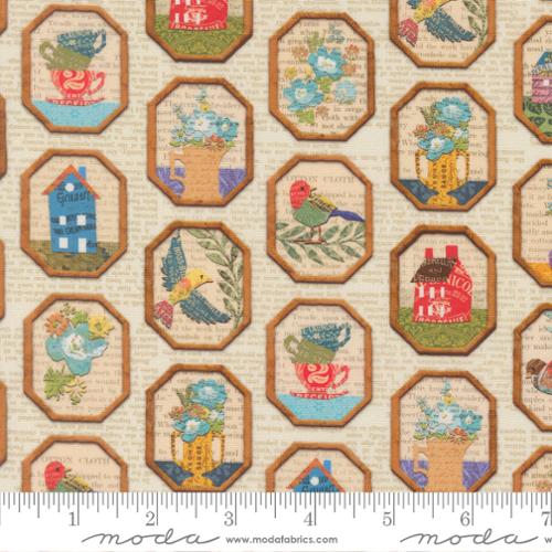 Paper Hamlet Paper Frames Cotton 44"/45" Fabric Per Yard - Prismatic Fiber Arts