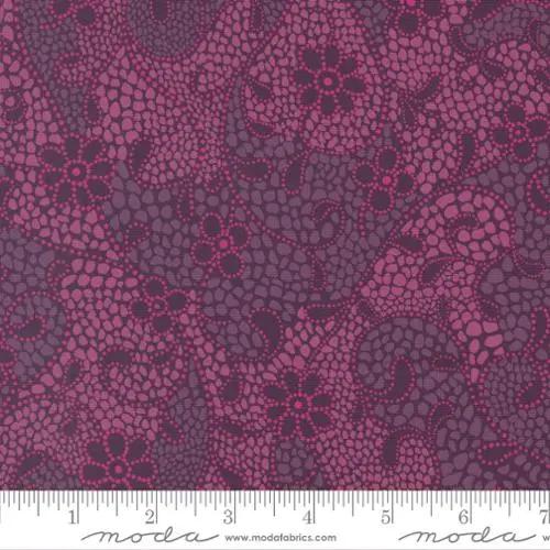 Parlor Good Vibes Only Plum Cotton 44"/45" Fabric Per Yard - Prismatic Fiber Arts