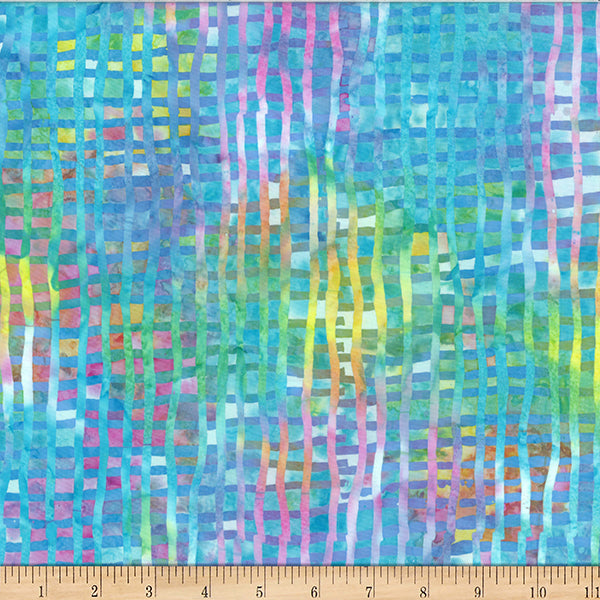 Pastel Bali Chops - Plaid 44"/45" Quilting Cotton Fabric Per Yard - Prismatic Fiber Arts