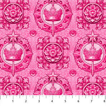Pink Emblem Good Together Cotton 44"/45" Fabric Per Yard - Prismatic Fiber Arts