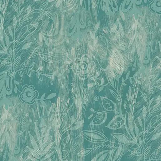 Shadows Light Teal Affinity Cotton 44"/45" Fabric Per Yard - Prismatic Fiber Arts
