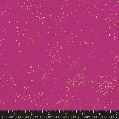 Speckled Metallic Berry Cotton 43"/44" Fabric Per Yard - Prismatic Fiber Arts