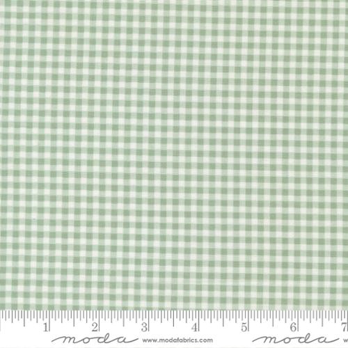 Sunbonnet Dusty Blue Mini Gingham Cotton 44"/45" Fabric Per Yard - Prismatic Fiber Arts