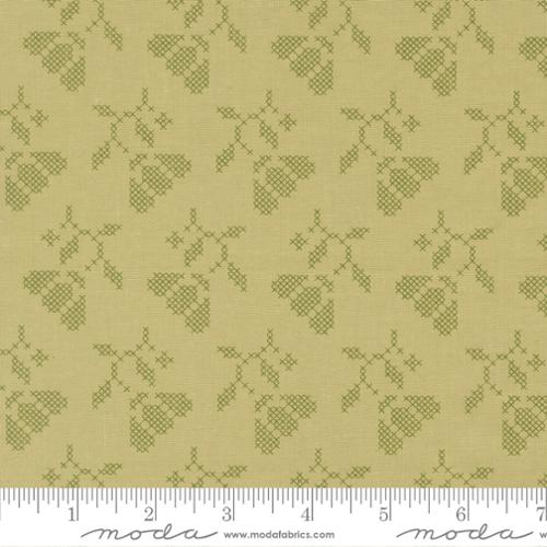Sunbonnet Pear Blooming Stitches Cotton 44"/45" Fabric Per Yard - Prismatic Fiber Arts