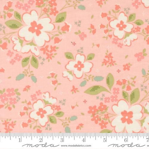 Sunbonnet Pink Pretty Petals Cotton 44"/45" Fabric Per Yard - Prismatic Fiber Arts