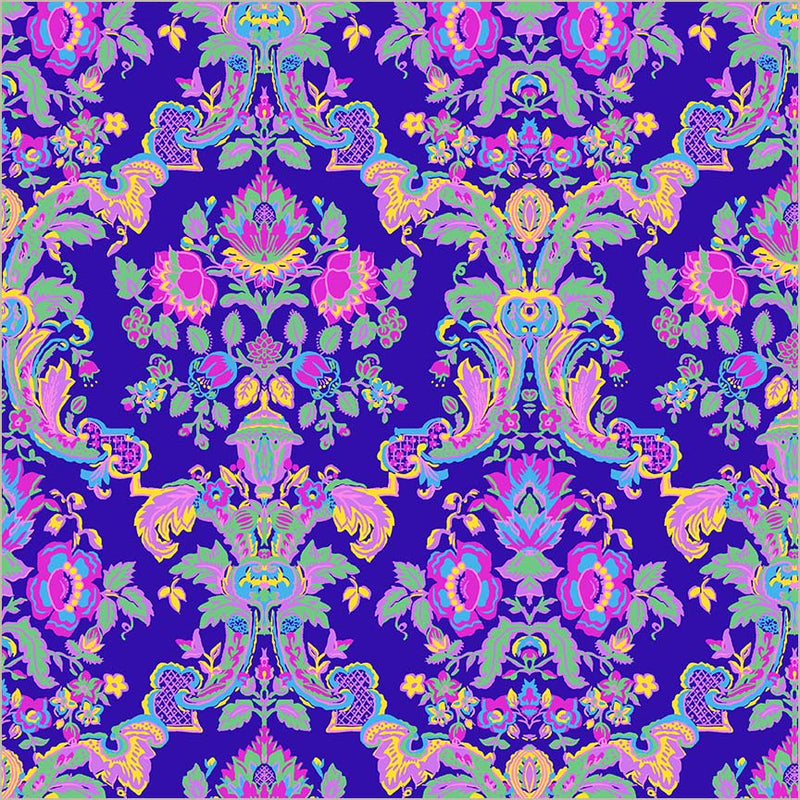 Sweet Talk Kayleigh Royal Cotton 44”/45” Fabric Per Yard - Prismatic Fiber Arts