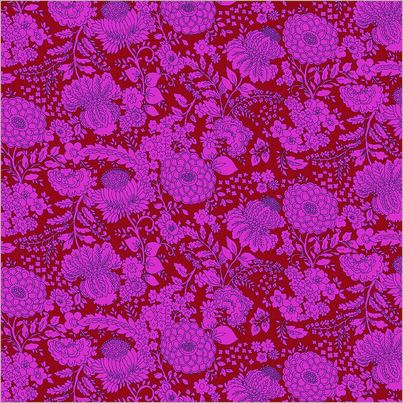 Sweet Talk Kim Crimson Cotton 44”/45” Fabric Per Yard - Prismatic Fiber Arts