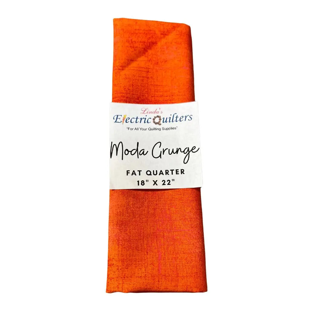 263 Tangerine Moda Grunge - Fat Quarter - Prismatic Fiber Arts