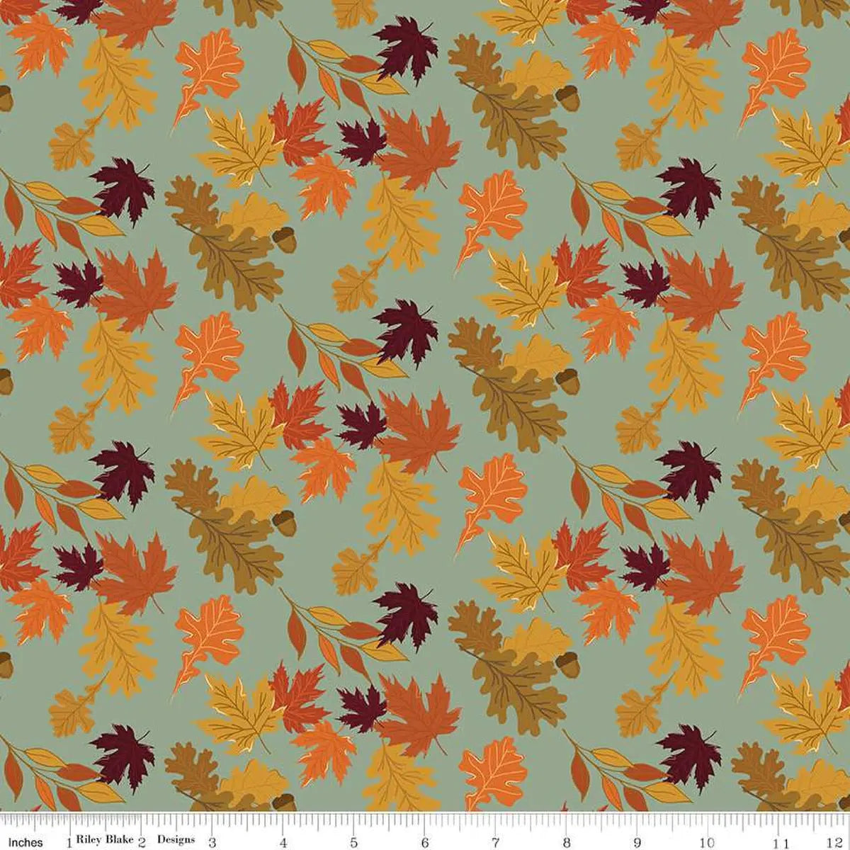 The Awe of Autumn Leaves Hazy 43"/44" Fabric Per Yard - Prismatic Fiber Arts