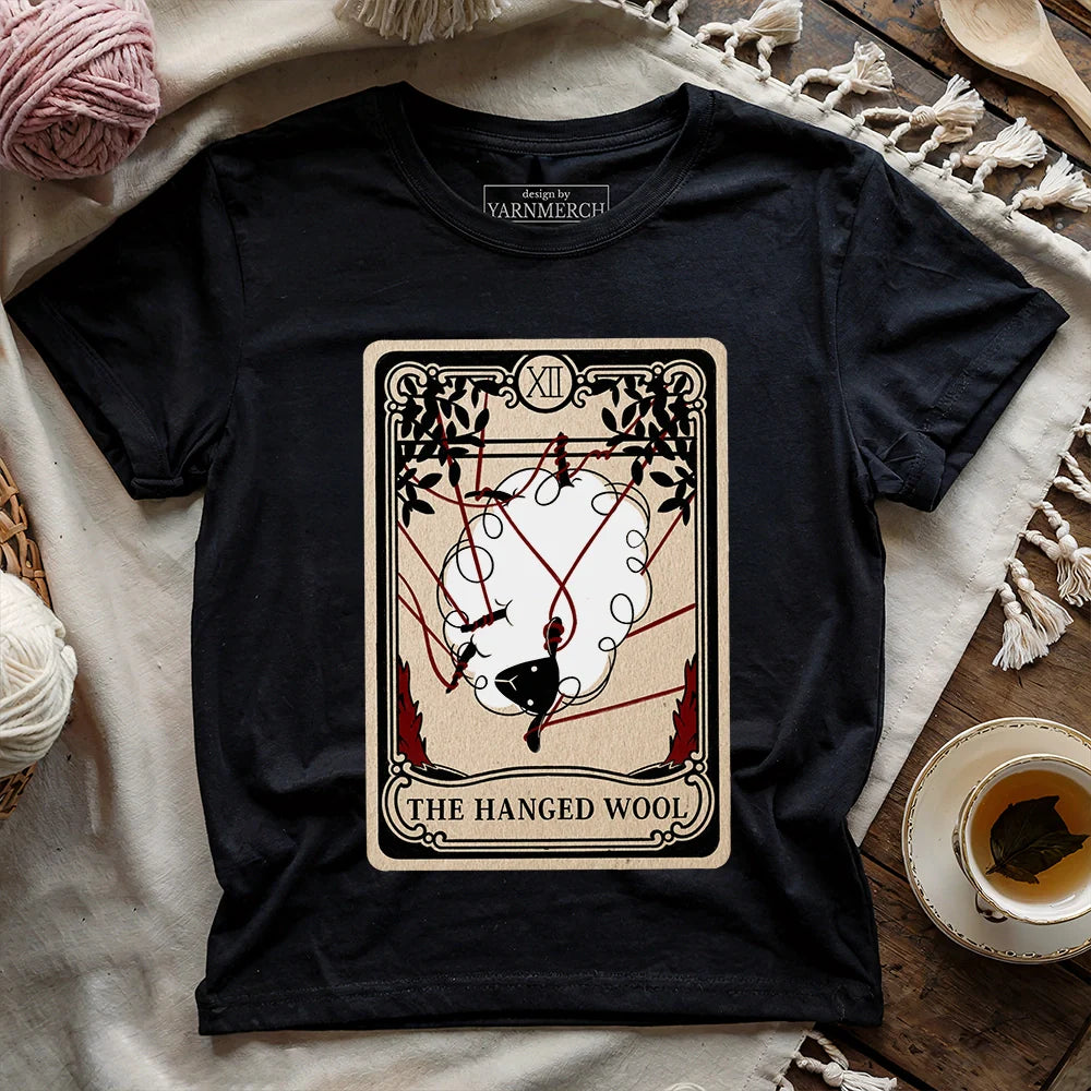The Hanged Wool T-shirt - Prismatic Fiber Arts