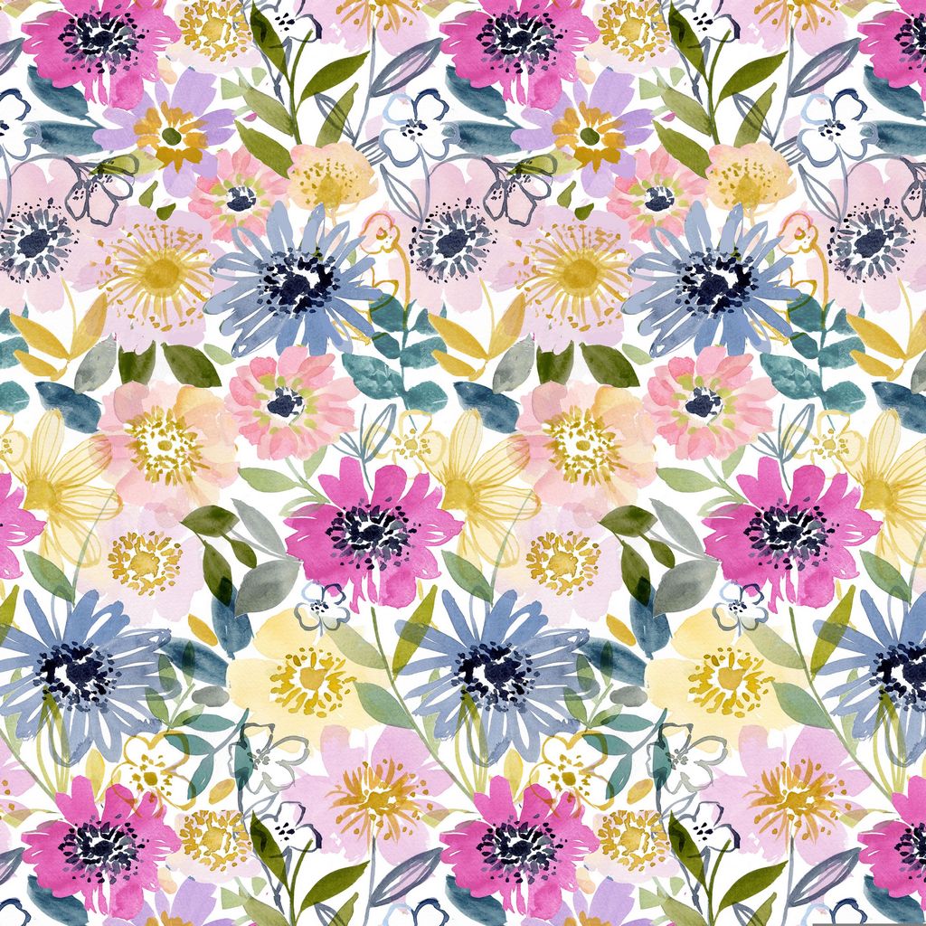 White Angora Garden Cotton Wideback Fabric Per Yard - Prismatic Fiber Arts