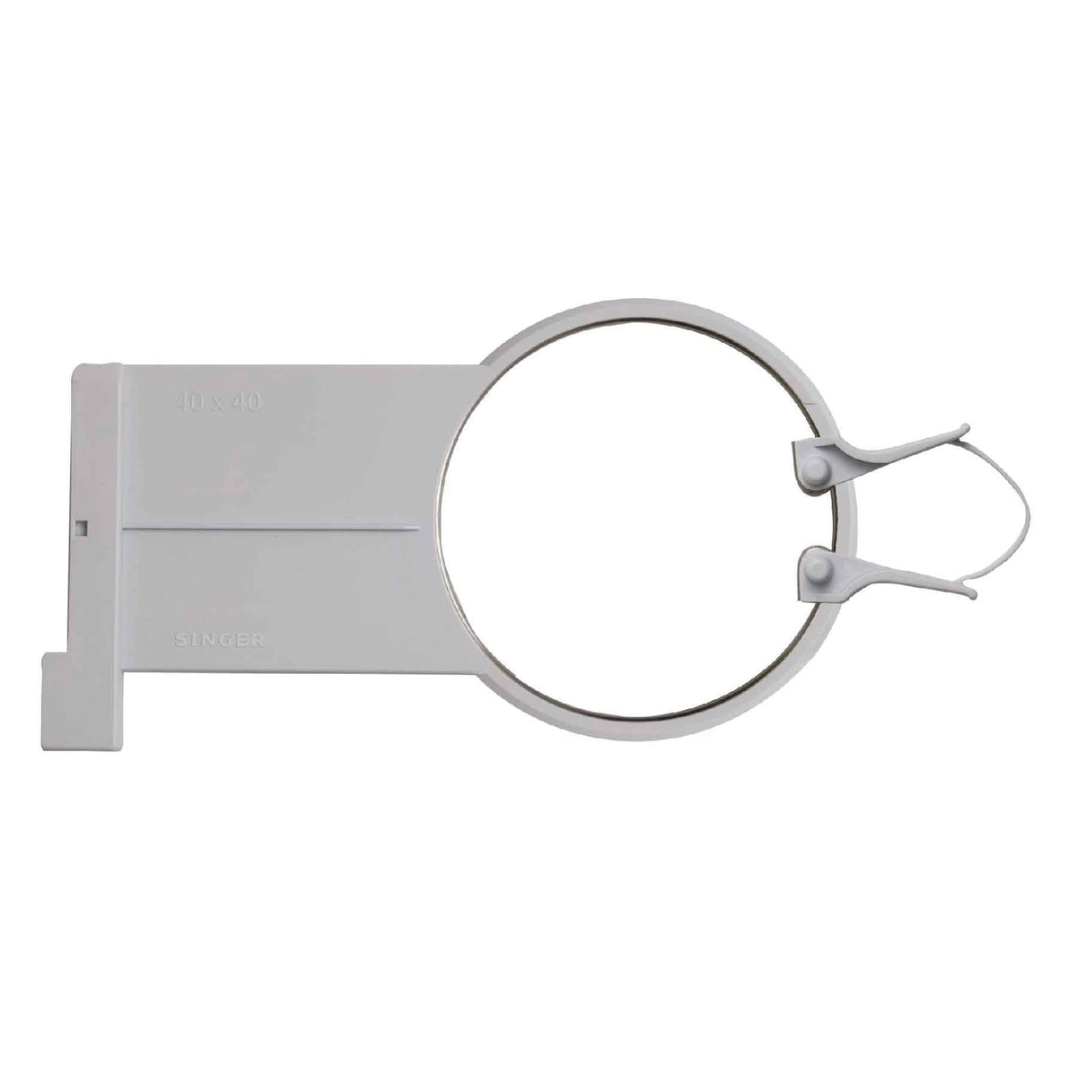 SINGER® 40 x 40mm Embroidery Hoop - Prismatic Fiber Arts