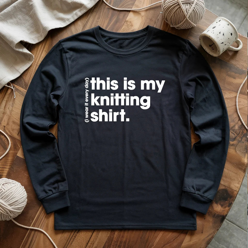 Everyday Knitting Long Sleeve T-shirt - Prismatic Fiber Arts