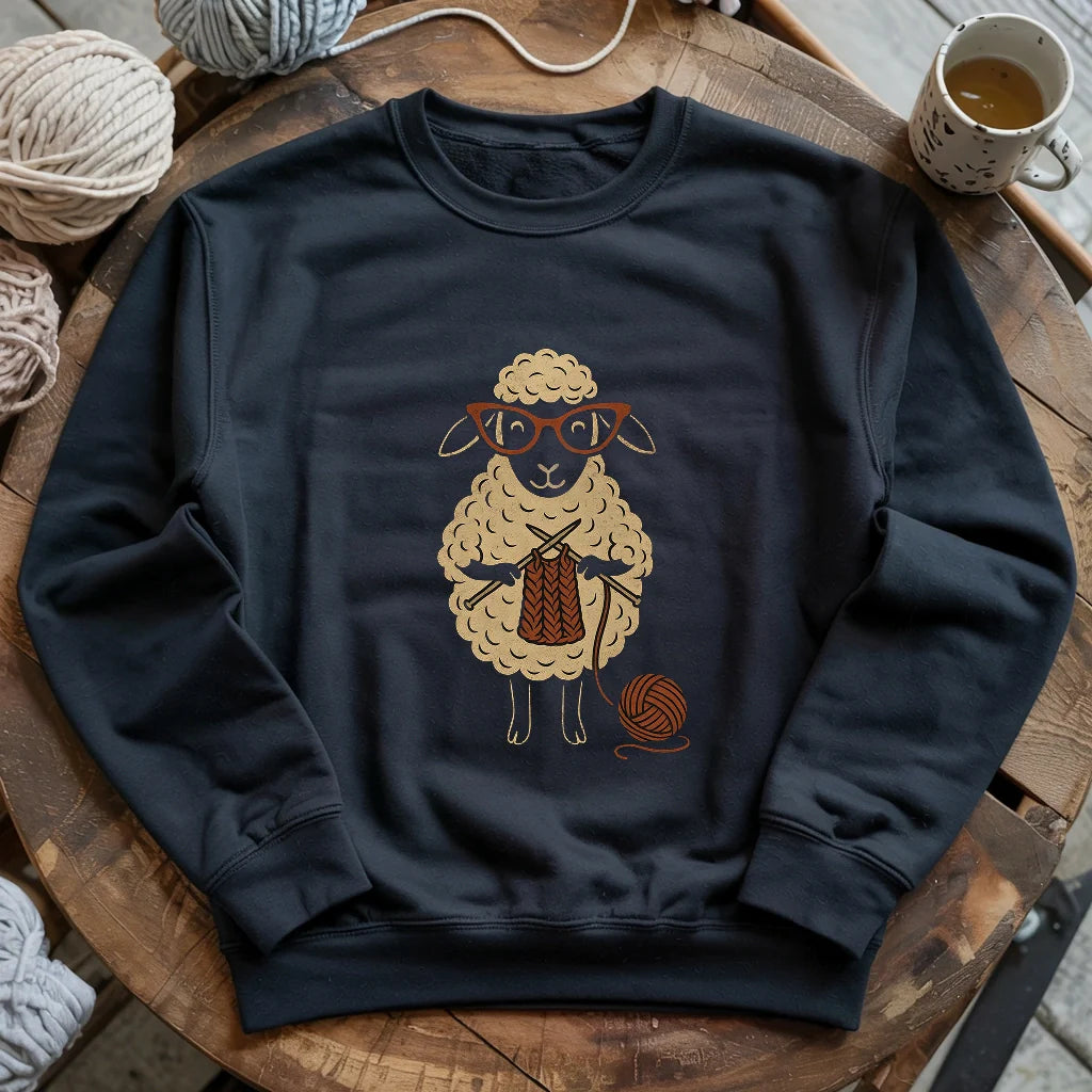 Knit Happens Sweatshirt - Prismatic Fiber Arts