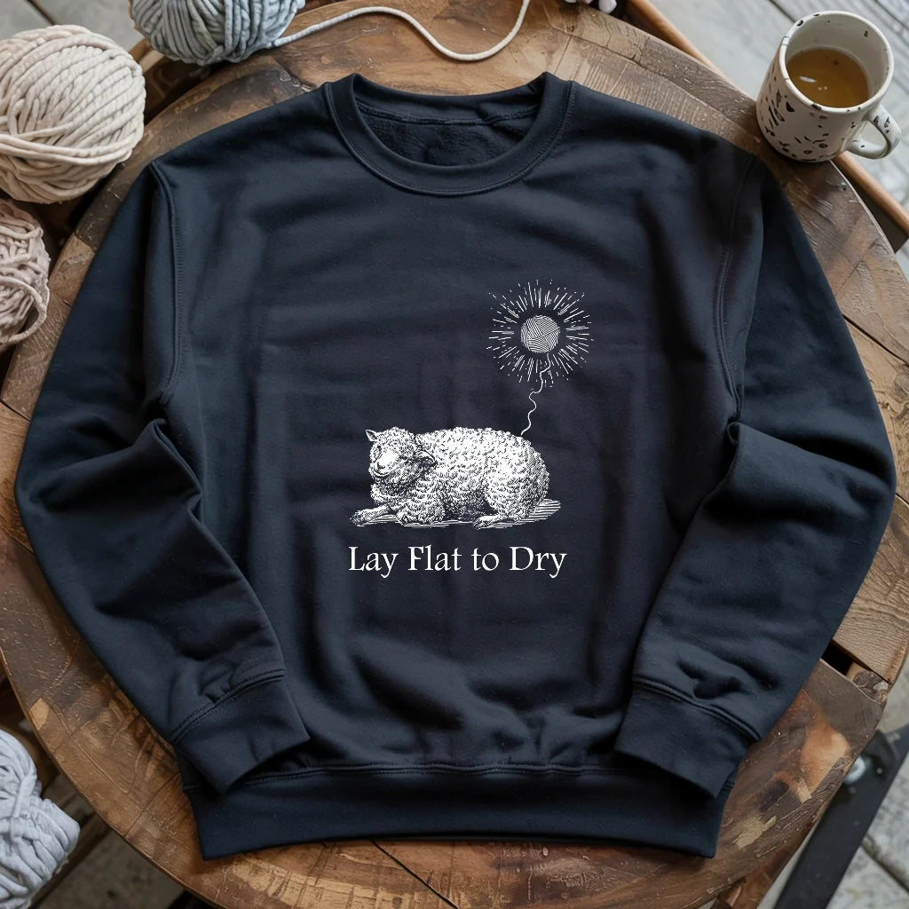 Lay Flat Sweatshirt - Prismatic Fiber Arts