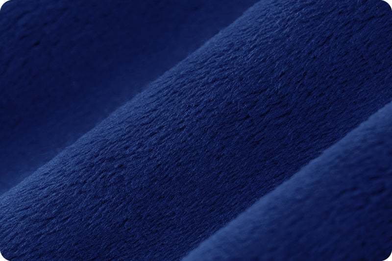 Royal Blue Cuddle 3 58/60" Solid Minky Fabric Per Yard - Prismatic Fiber Arts