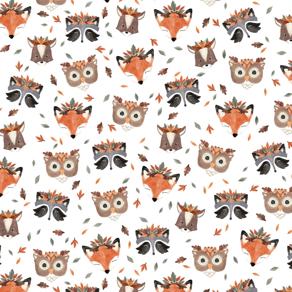 Digital Cuddle Multi Leaf Me Be 58"/60" Fabric per yard