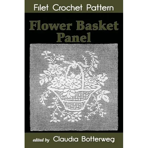 Flower Basket Panel Filet Crochet Pattern: Complete Instructions and Chart