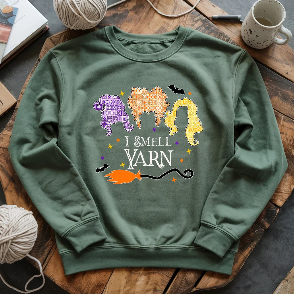 I Smell Yarn Sweatshirt - Prismatic Fiber Arts