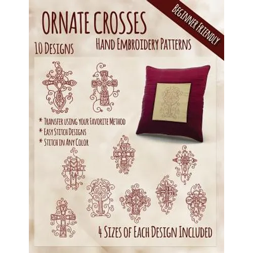 Ornate Crosses Hand Embroidery Patterns