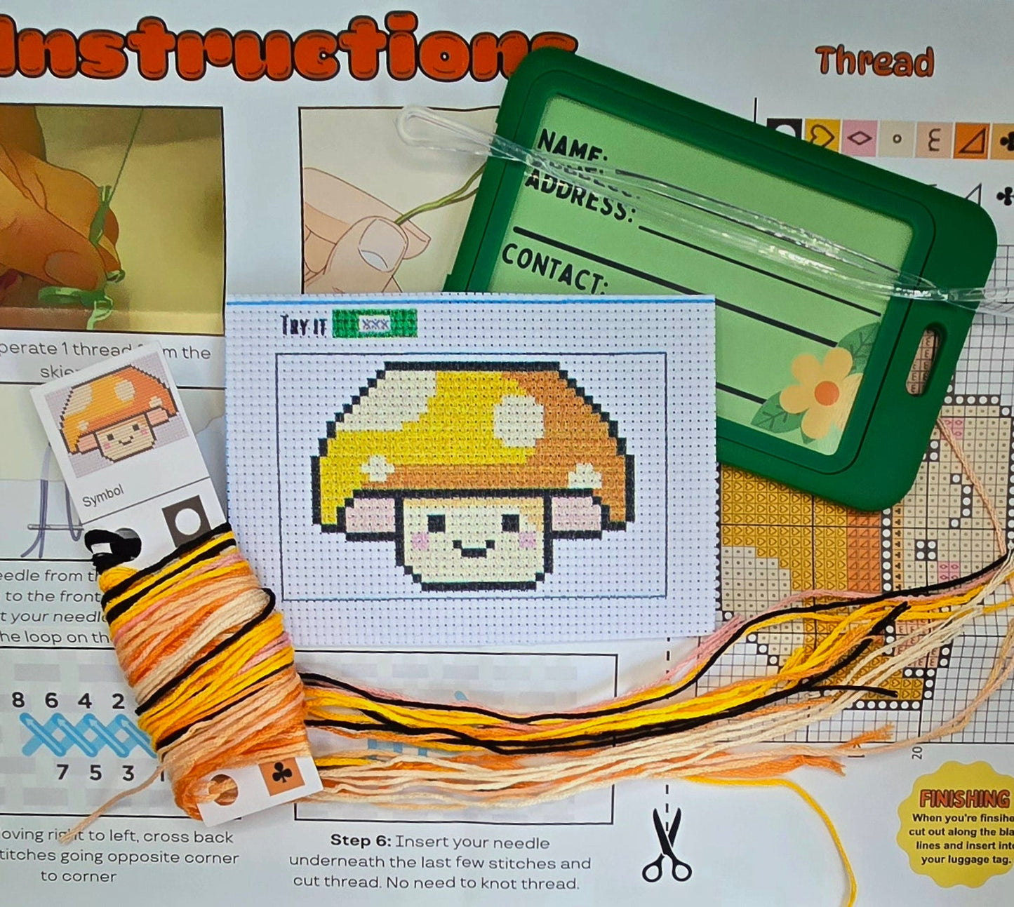 Mervin the Mushroom - Prismatic Fiber Arts