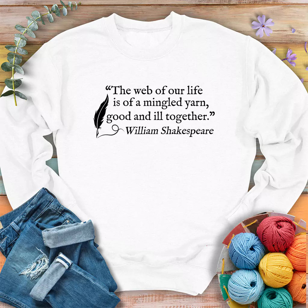 Shakespeare’s Knit Wits Sweatshirt - Prismatic Fiber Arts