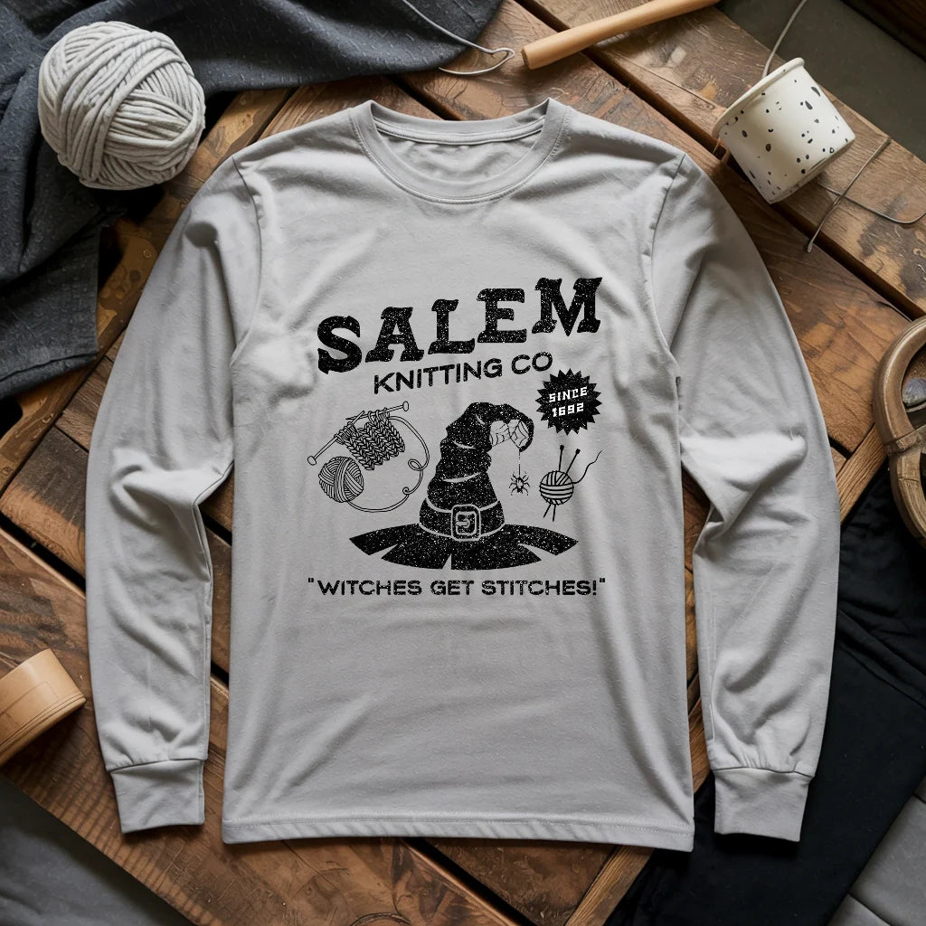 Salem Knitting Long Sleeve T-shirt - Prismatic Fiber Arts