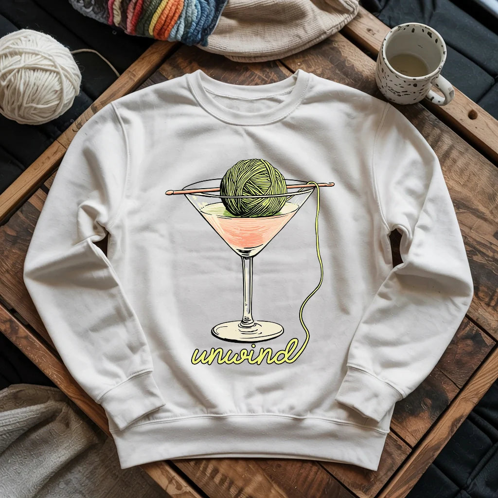 Unwind Sweatshirt - Prismatic Fiber Arts