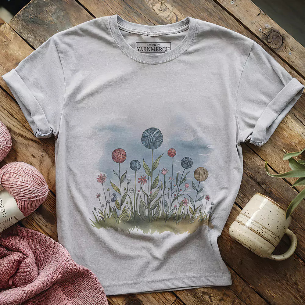 Yarn Field T-shirt - Prismatic Fiber Arts