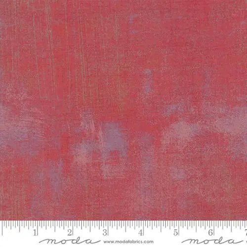018 Red Sateen Moda Grunge - Fat Quarter - Prismatic Fiber Arts