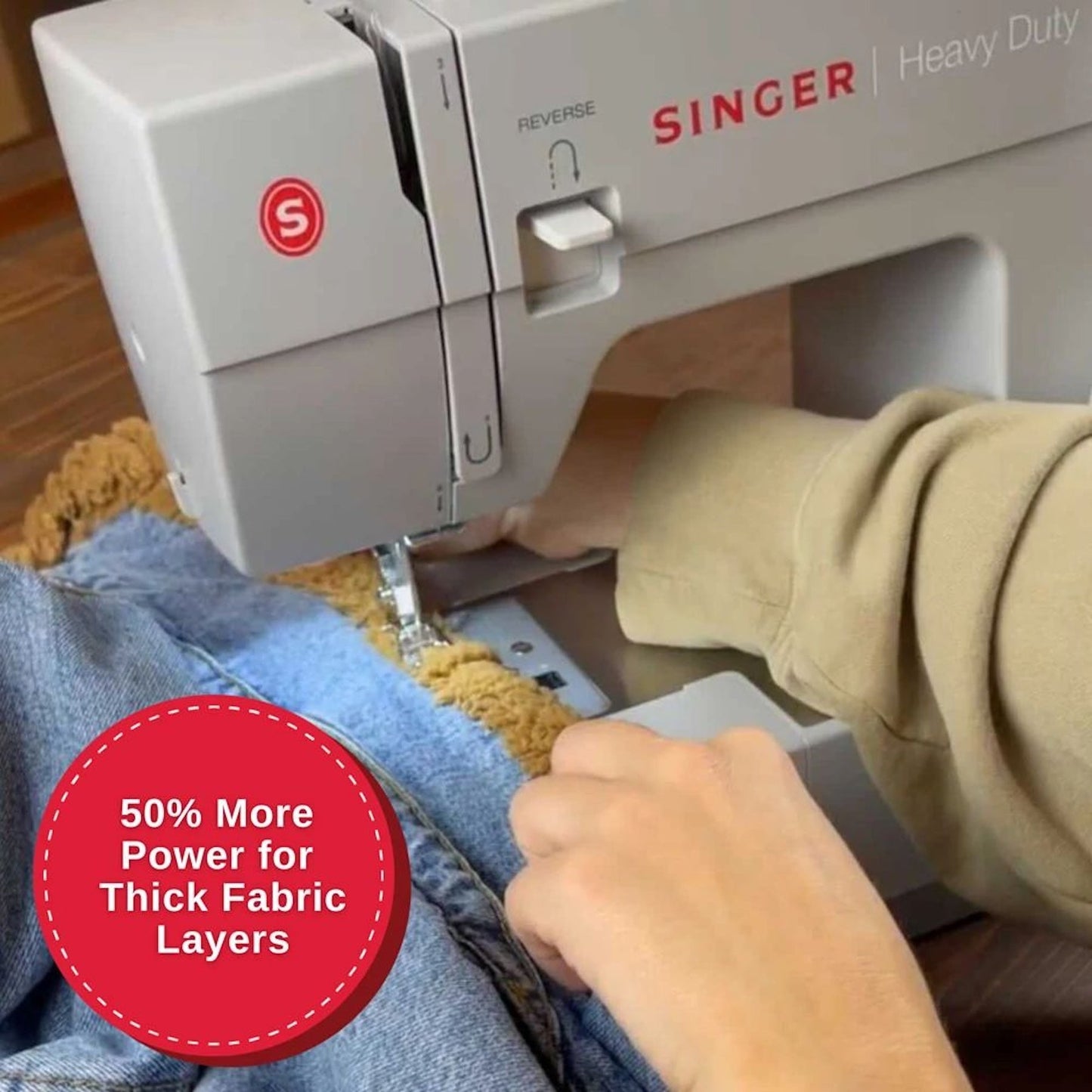SINGER® Heavy Duty 6360 Sewing Machine with Extension Table - Prismatic Fiber Arts