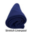 FabricLA Double Knit Liverpool Spandex Stretch Fabric Navy - Prismatic Fiber Arts