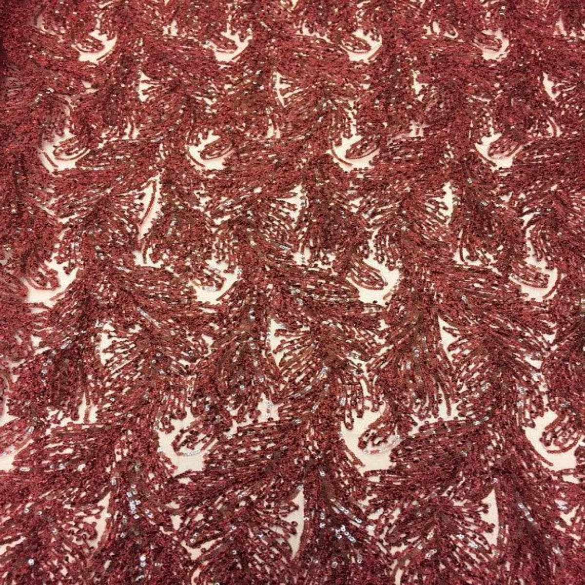 Cozy Pop Thread Floral Sequins Fabric - Prismatic Fiber Arts