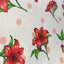 Lily Floral Polka Dot Print Poly Cotton Fabric - Prismatic Fiber Arts