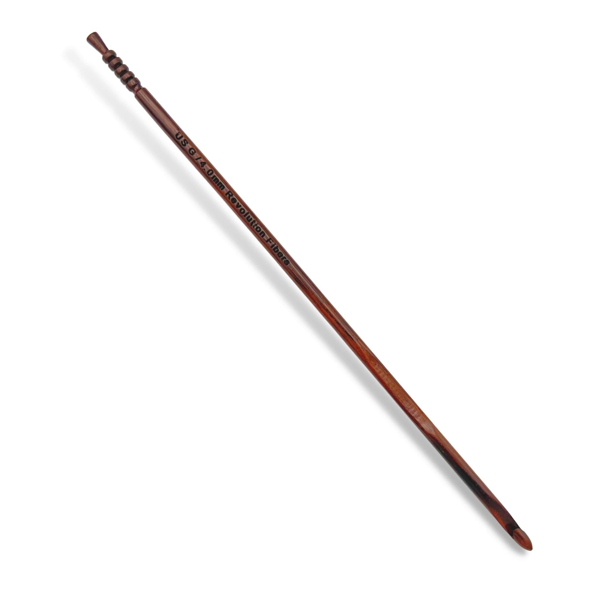 Premium Rosewood Crochet Hook - 7 Inch - Prismatic Fiber Arts