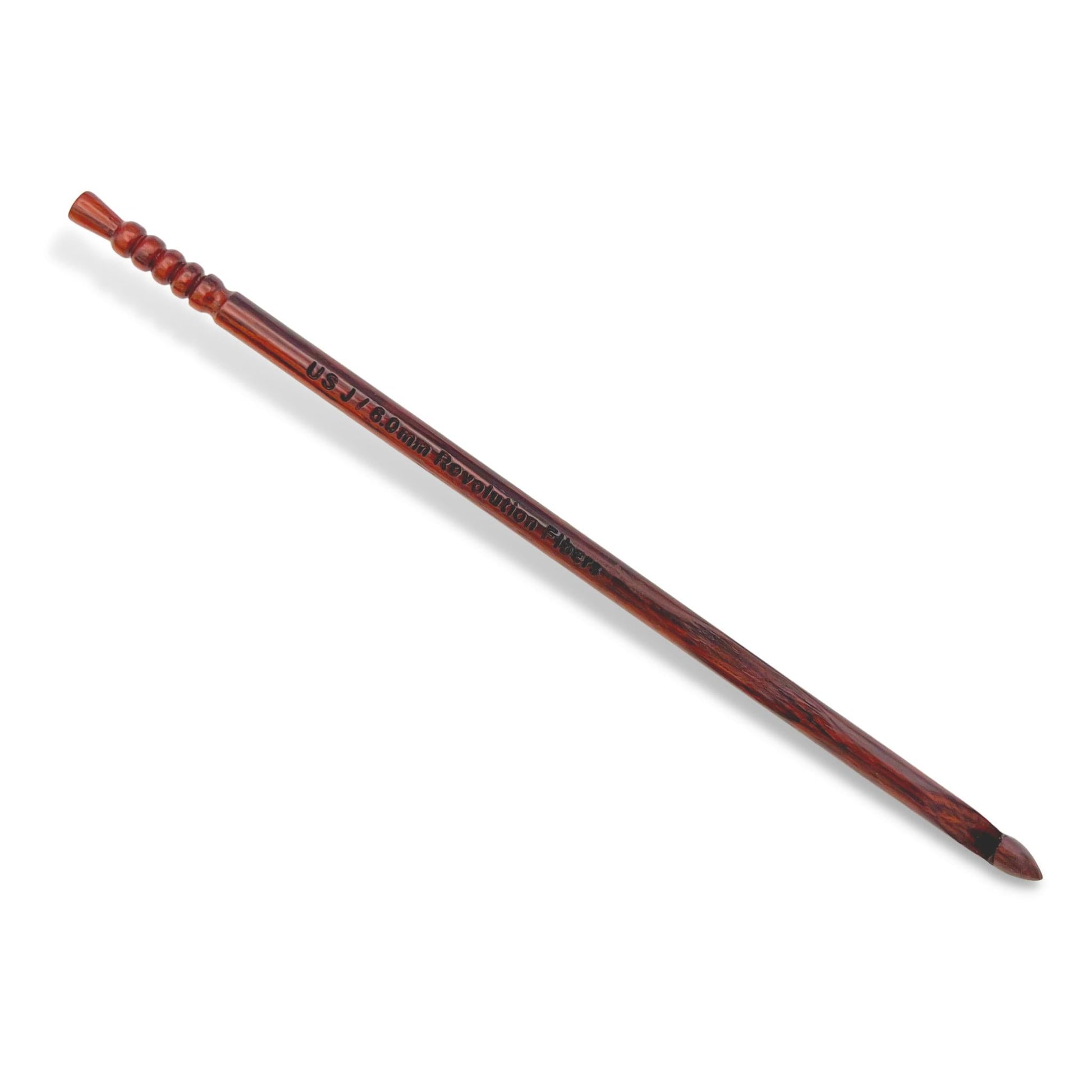 Premium Rosewood Crochet Hook - 7 Inch - Prismatic Fiber Arts