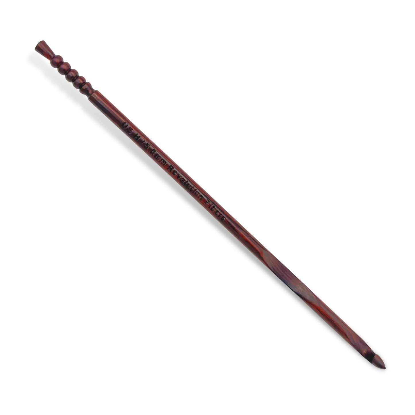 Premium Rosewood Crochet Hook - 7 Inch - Prismatic Fiber Arts