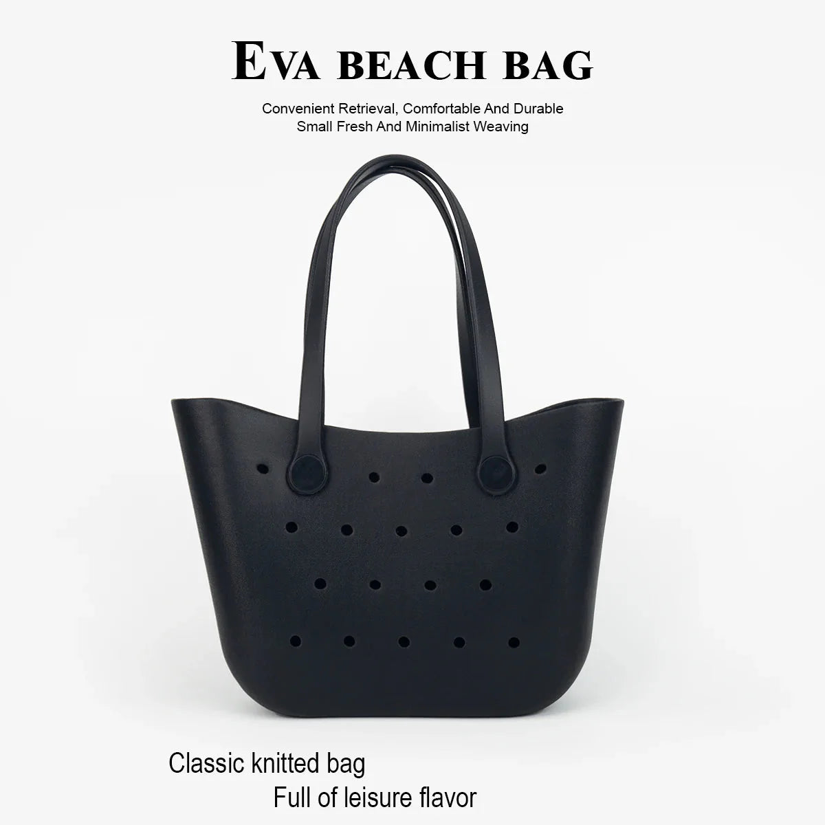 1 Piece Eva Soft Waterproof Rubber Beach Bag - Prismatic Fiber Arts
