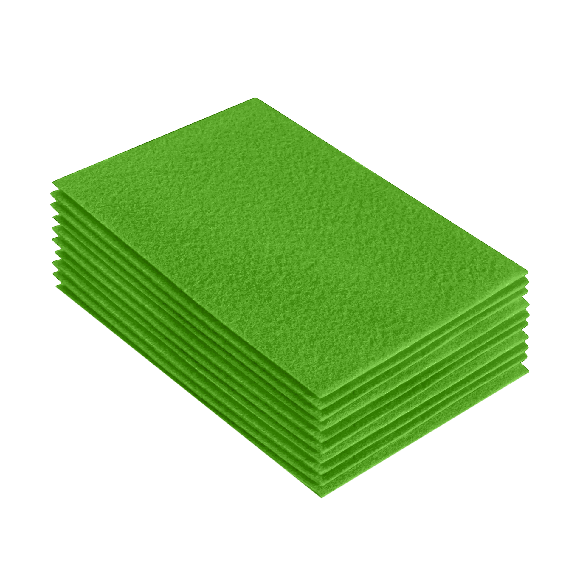 FabricLA Acrylic Felt 9"X12" Sheet Packs | Lime - Prismatic Fiber Arts