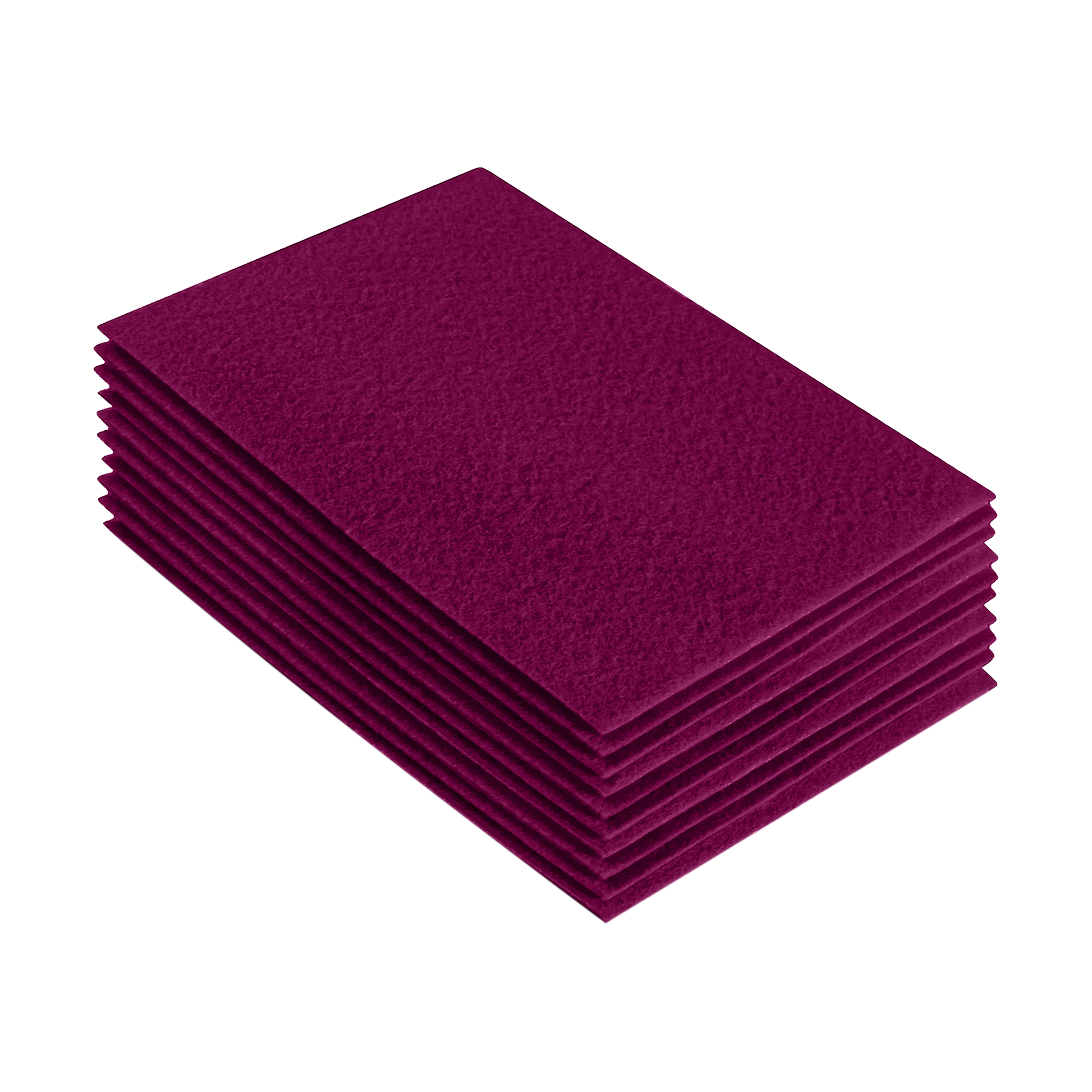 FabricLA Acrylic Felt 9"X12" Sheet Packs | Oxblood Burgundy - Prismatic Fiber Arts