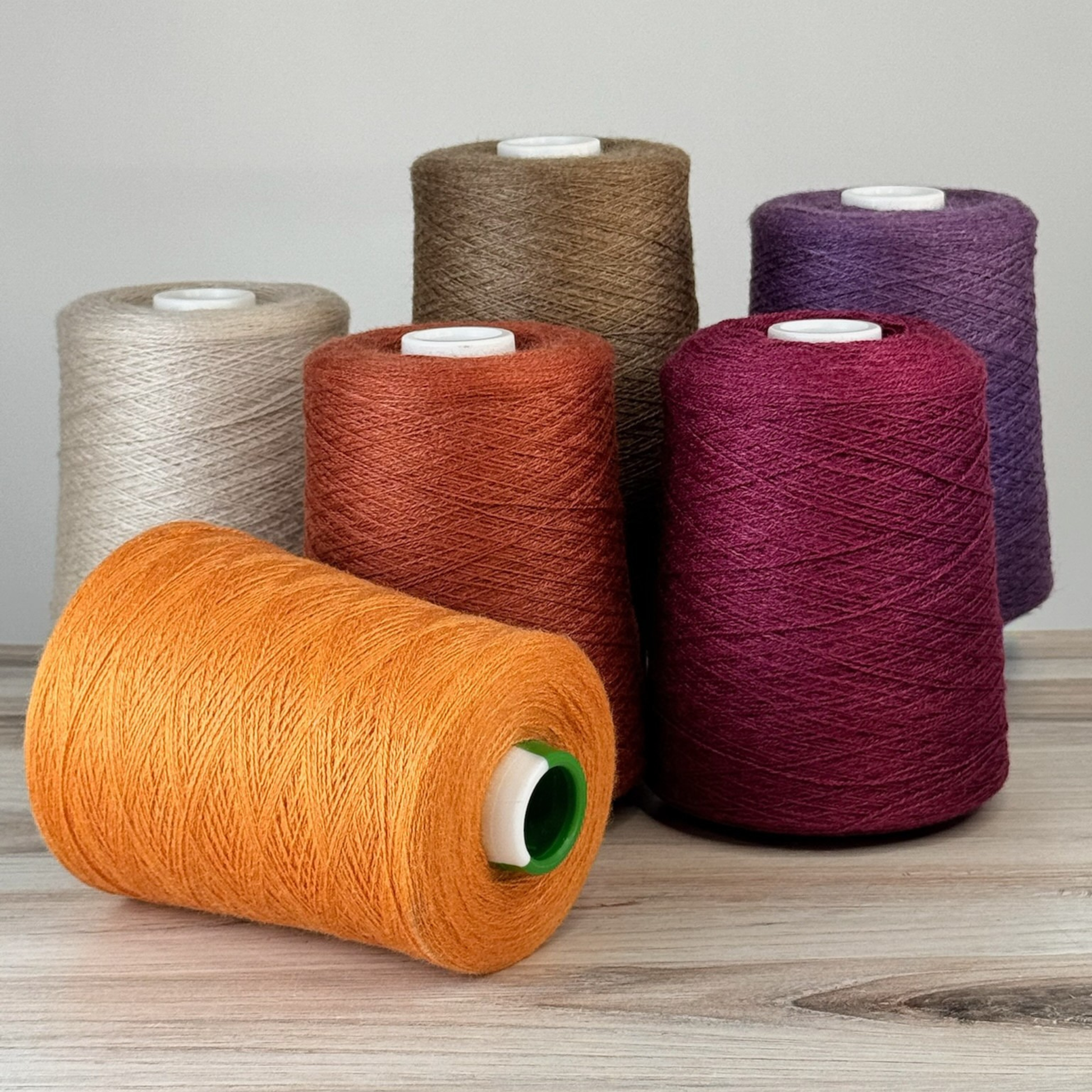 Revolution Fibers Zephira Wool-Silk 1lb Cones | 2/18 Lace Weight Yarn | 50% Superfine Merino Wool & 50% Tussah Silk - Prismatic Fiber Arts