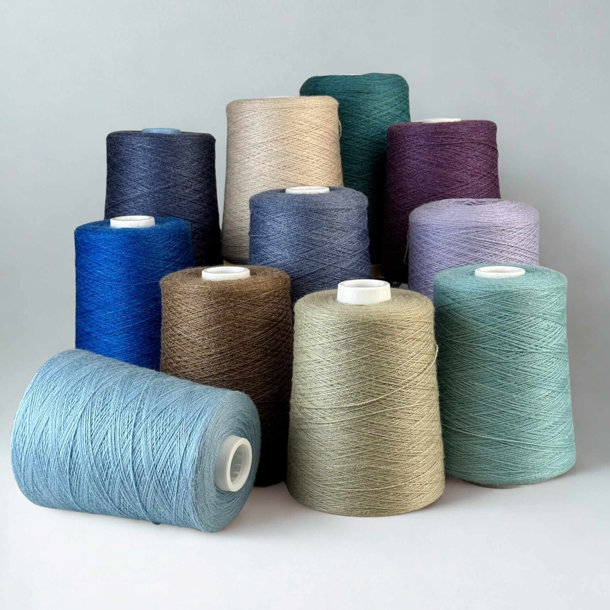 Revolution Fibers Zephira Wool-Silk 1lb Cones | 2/18 Lace Weight Yarn | 50% Superfine Merino Wool & 50% Tussah Silk - Prismatic Fiber Arts