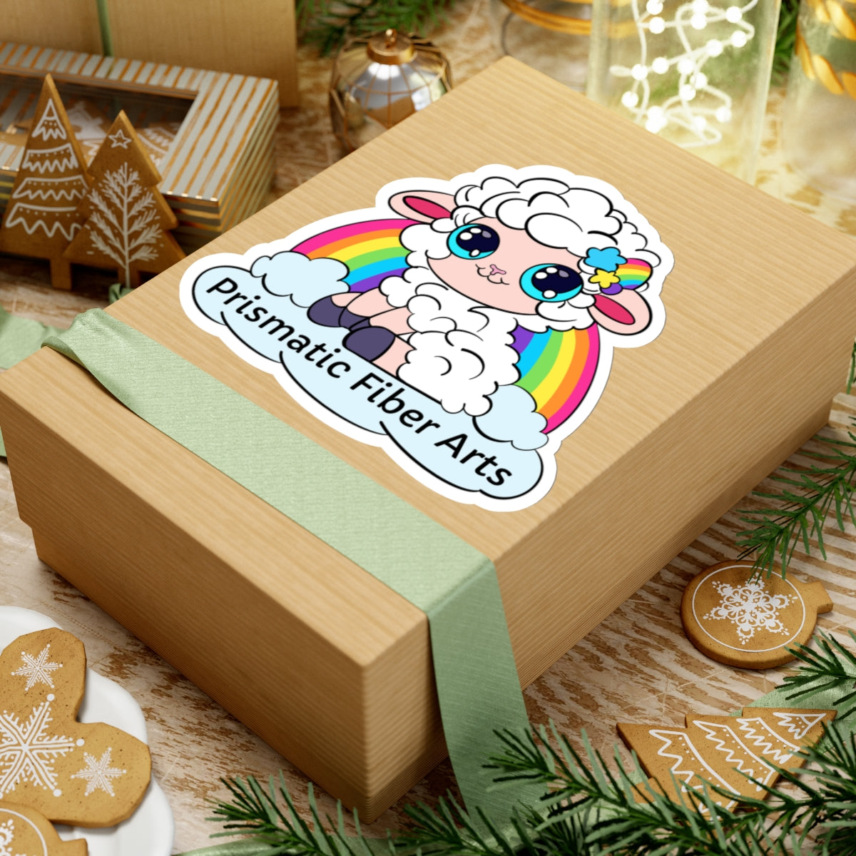 PFA Logo Kiss-Cut Stickers - Prismatic Fiber Arts