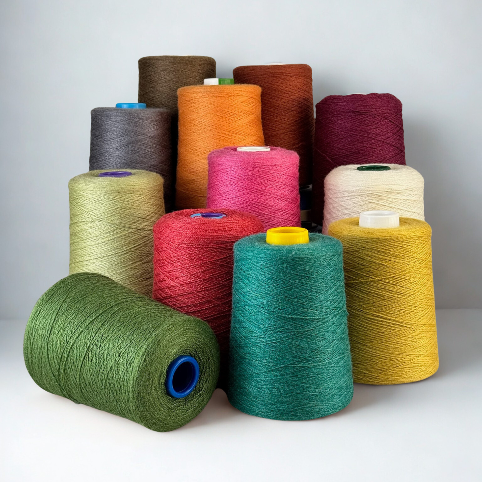 Revolution Fibers Zephira Wool-Silk 1lb Cones | 2/18 Lace Weight Yarn | 50% Superfine Merino Wool & 50% Tussah Silk - Prismatic Fiber Arts