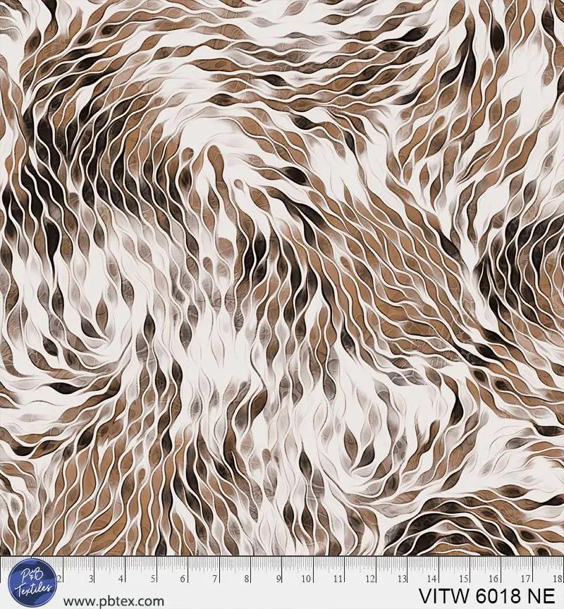 108" Vitality Chic Brown Cotton Wideback Fabric per yard - Prismatic Fiber Arts