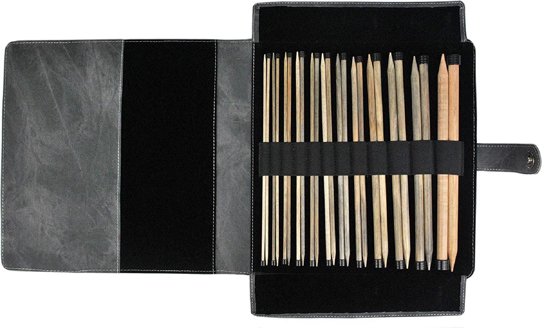 Driftwood 10" Straight Needle Set | With Carrying Case - Prismatic Fiber Arts