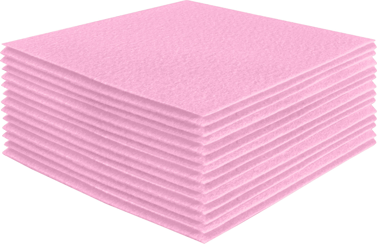FabricLA Acrylic Felt Craft Sheet Packs – Baby Pink | Soft 100% Acrylic Felt Sheets for DIY & Crafts - Prismatic Fiber Arts