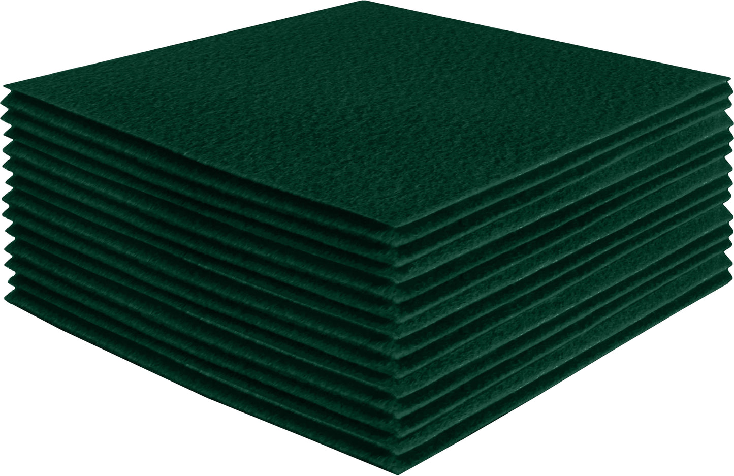 FabricLA Acrylic Felt Craft Sheet Packs – Hunter Green | Soft 100% Acrylic Felt Sheets for DIY & Crafts - Prismatic Fiber Arts