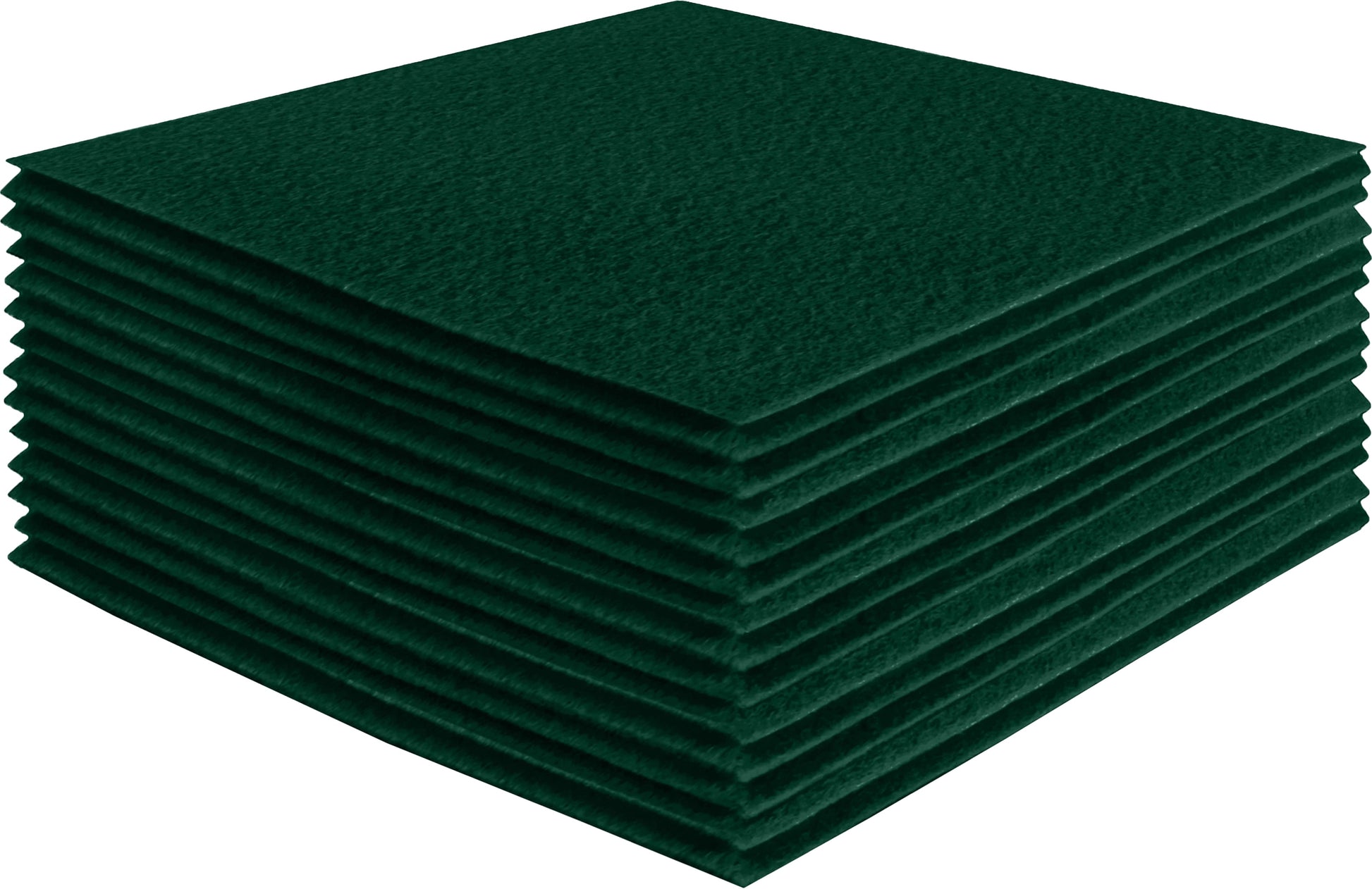 FabricLA Acrylic Felt Craft Sheet Packs – Hunter Green | Soft 100% Acrylic Felt Sheets for DIY & Crafts - Prismatic Fiber Arts